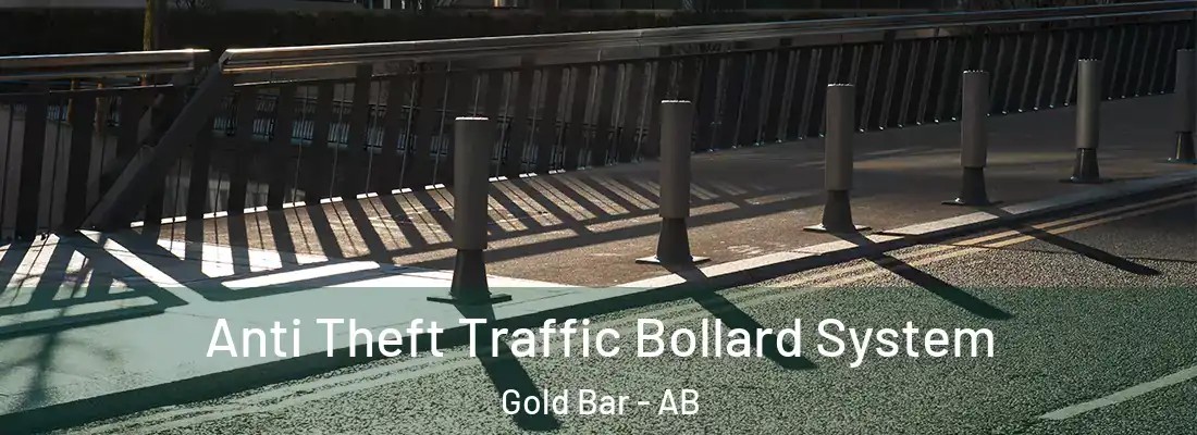  Anti Theft Traffic Bollard System Gold Bar - AB
