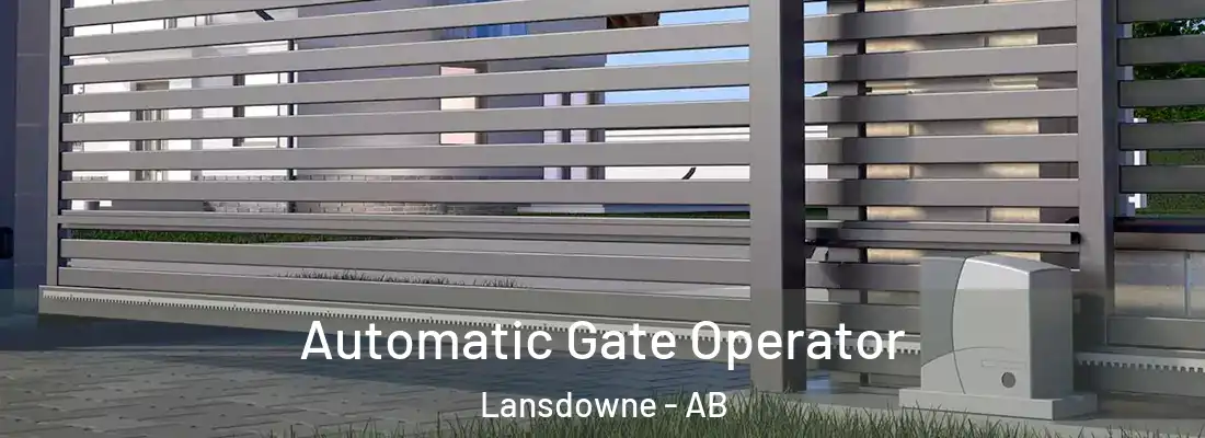  Automatic Gate Operator Lansdowne - AB