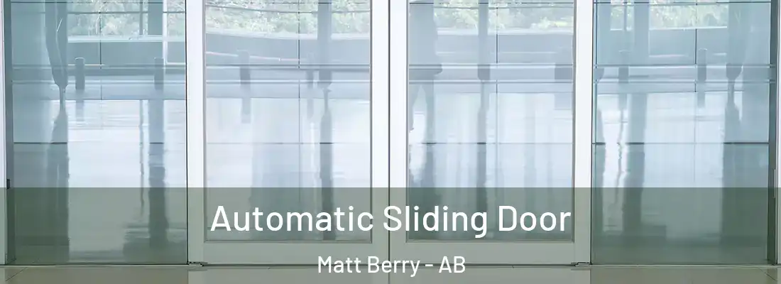  Automatic Sliding Door Matt Berry - AB
