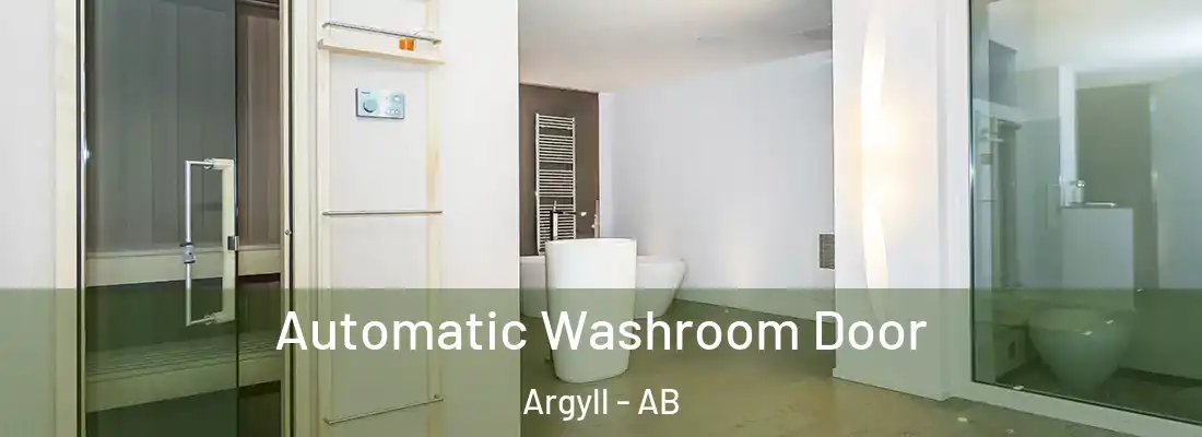  Automatic Washroom Door Argyll - AB