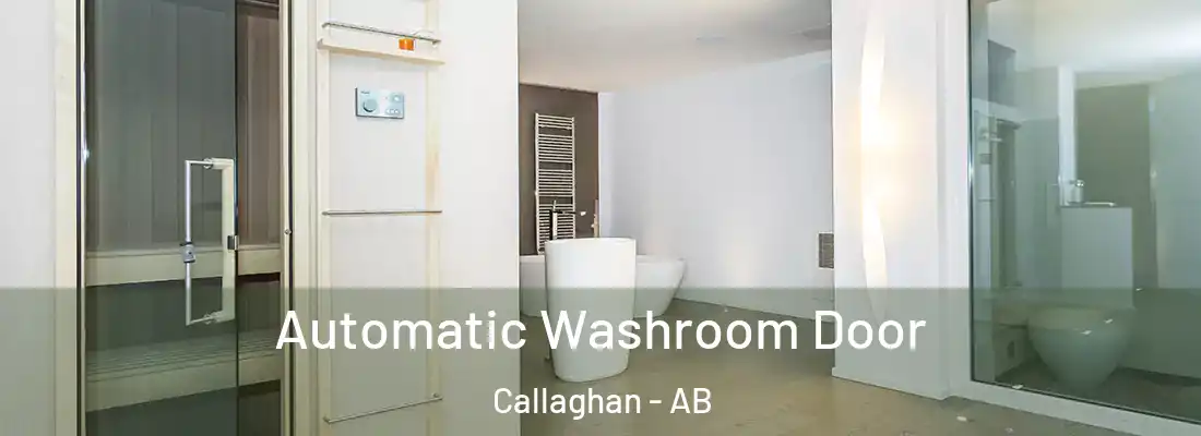  Automatic Washroom Door Callaghan - AB