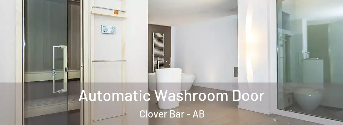  Automatic Washroom Door Clover Bar - AB