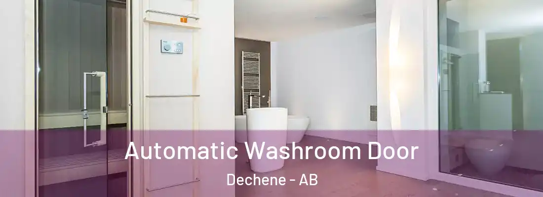  Automatic Washroom Door Dechene - AB
