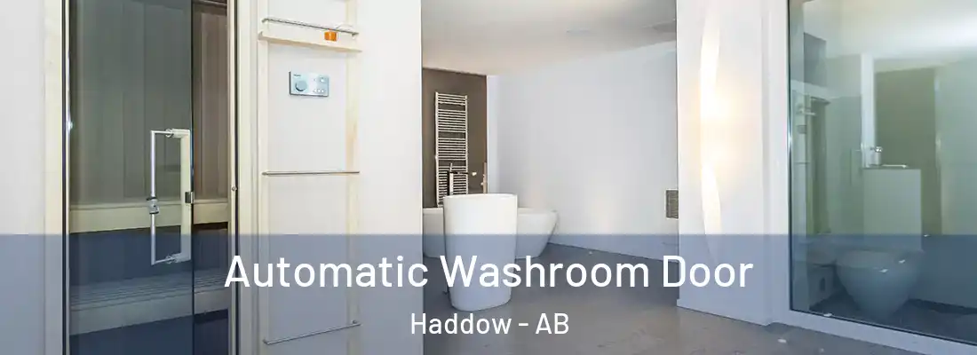  Automatic Washroom Door Haddow - AB