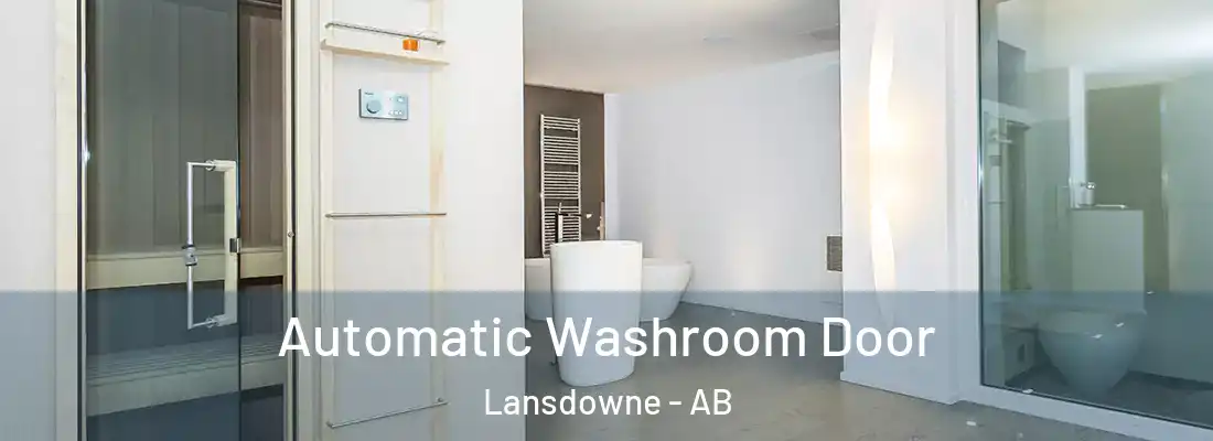 Automatic Washroom Door Lansdowne - AB