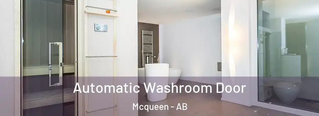  Automatic Washroom Door Mcqueen - AB