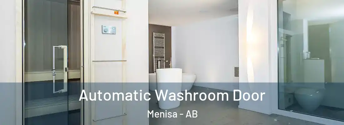  Automatic Washroom Door Menisa - AB