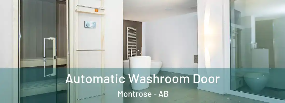  Automatic Washroom Door Montrose - AB