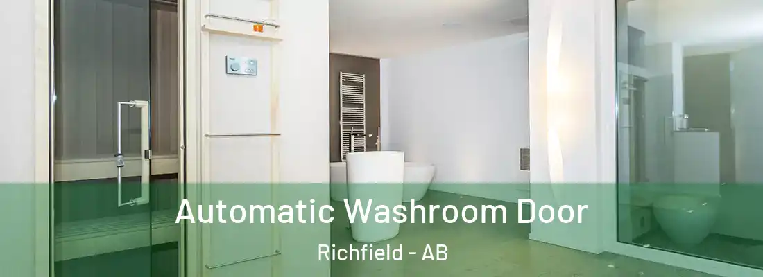  Automatic Washroom Door Richfield - AB