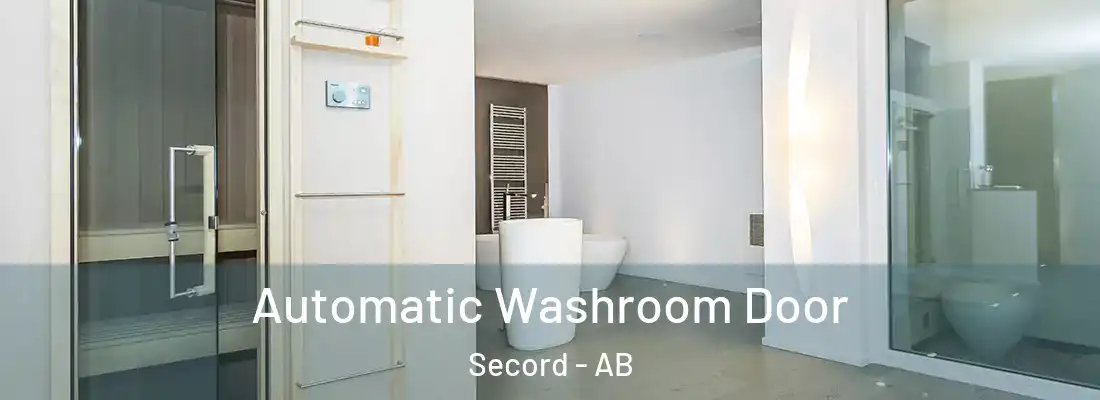  Automatic Washroom Door Secord - AB