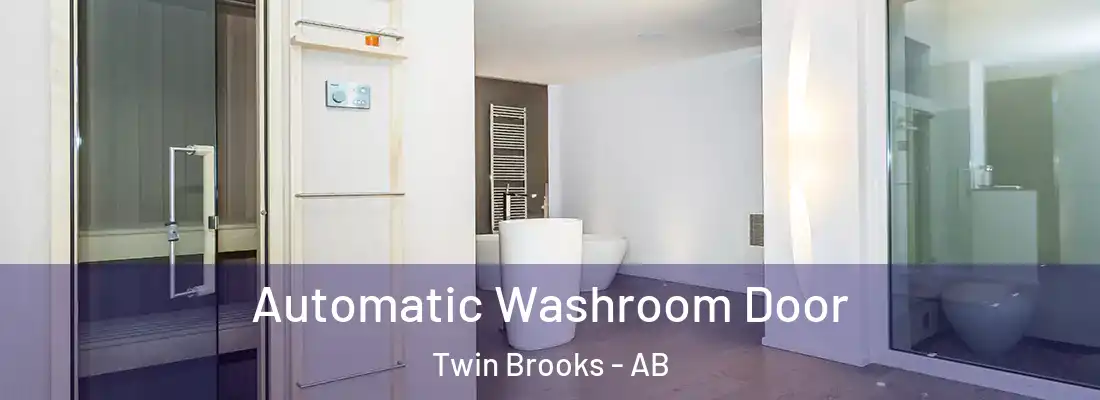  Automatic Washroom Door Twin Brooks - AB