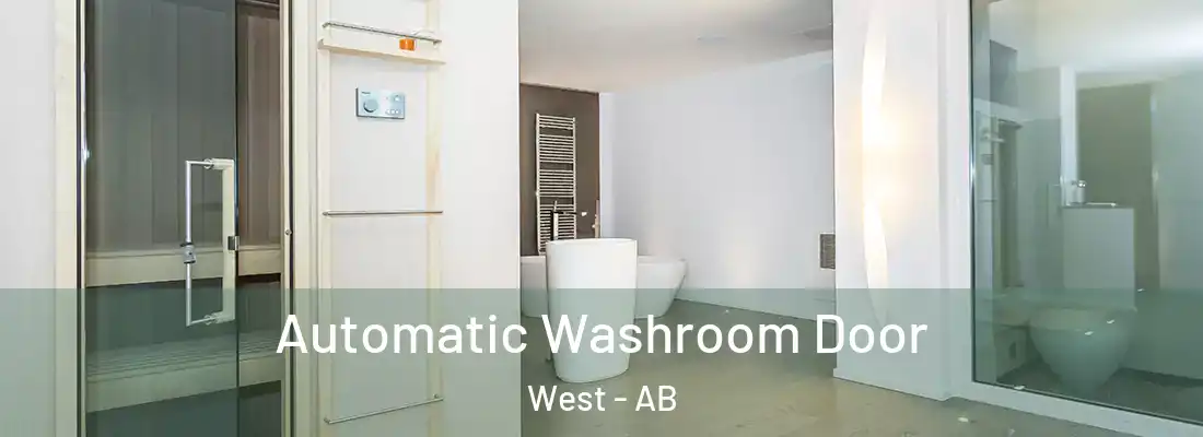  Automatic Washroom Door West - AB