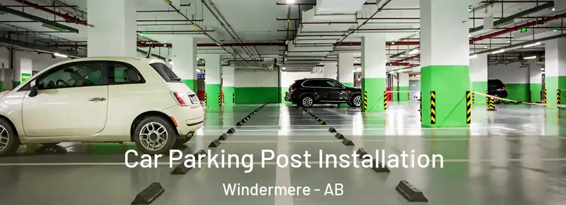  Car Parking Post Installation Windermere - AB