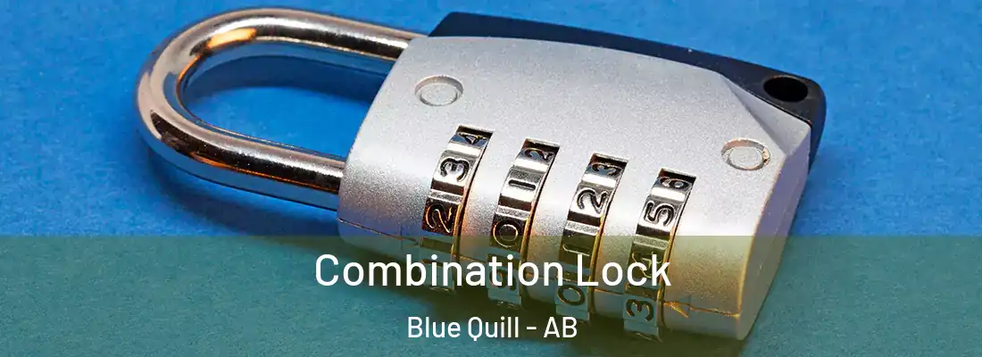  Combination Lock Blue Quill - AB