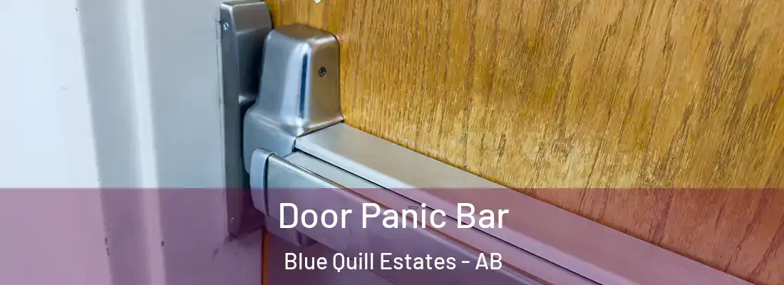  Door Panic Bar Blue Quill Estates - AB