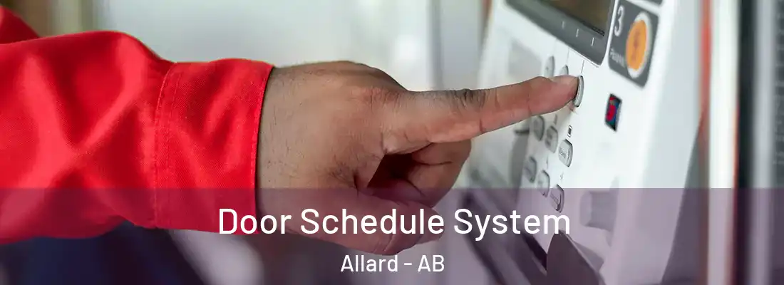  Door Schedule System Allard - AB