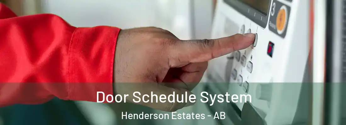  Door Schedule System Henderson Estates - AB