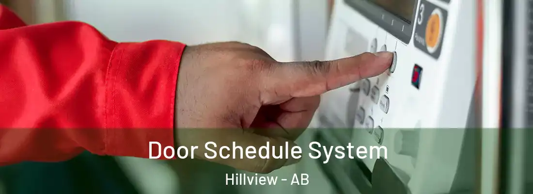  Door Schedule System Hillview - AB