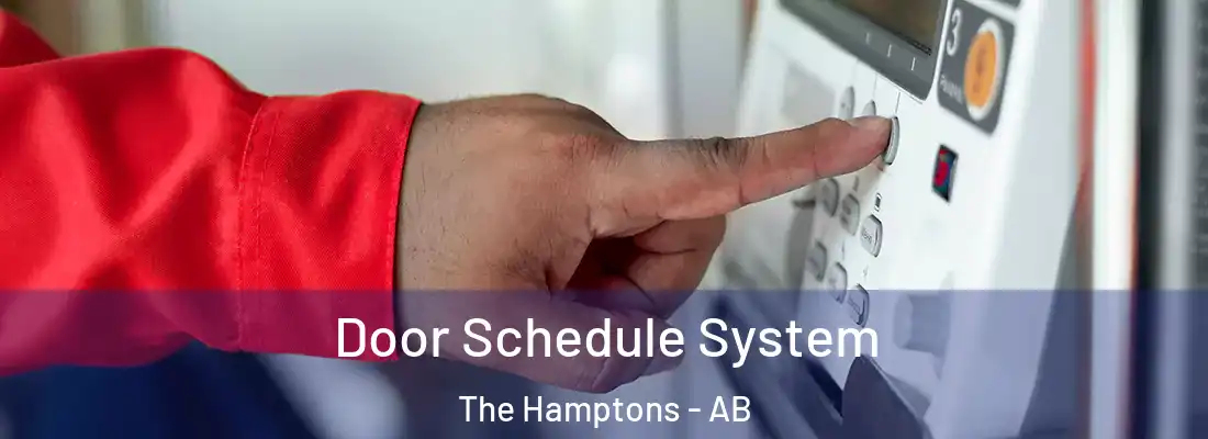  Door Schedule System The Hamptons - AB
