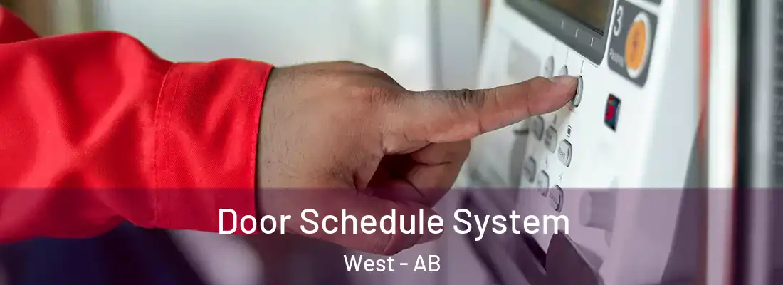  Door Schedule System West - AB