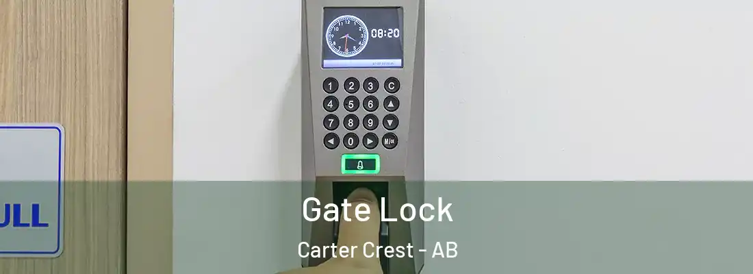  Gate Lock Carter Crest - AB