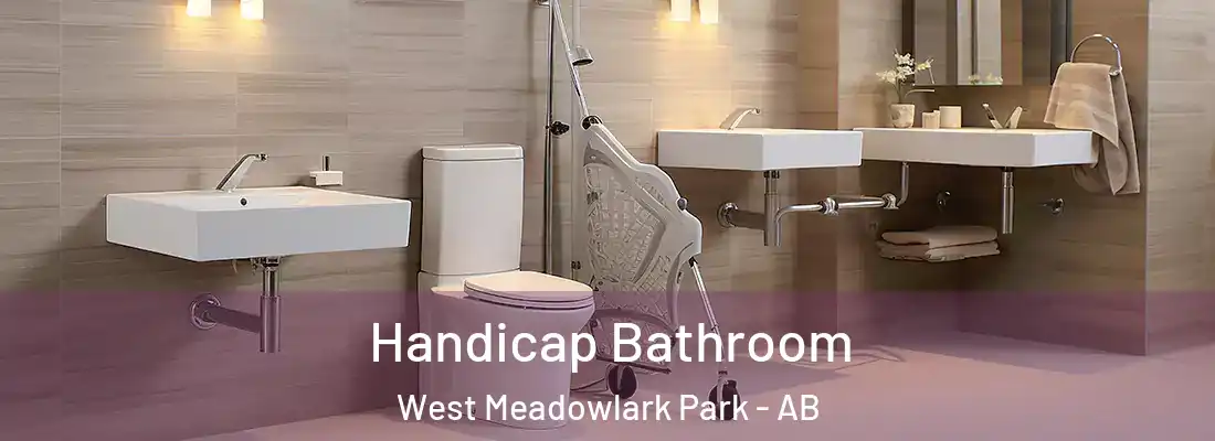  Handicap Bathroom West Meadowlark Park - AB