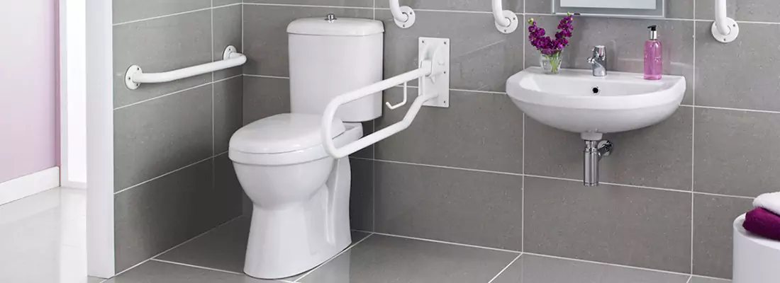 Modern Handicap Bathroom Solutions with Safety Features in Callaghan, AB