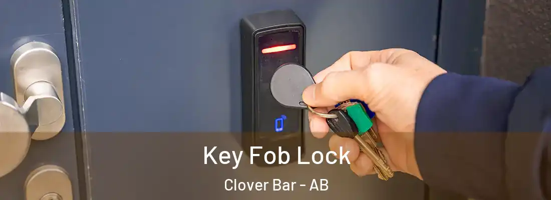  Key Fob Lock Clover Bar - AB