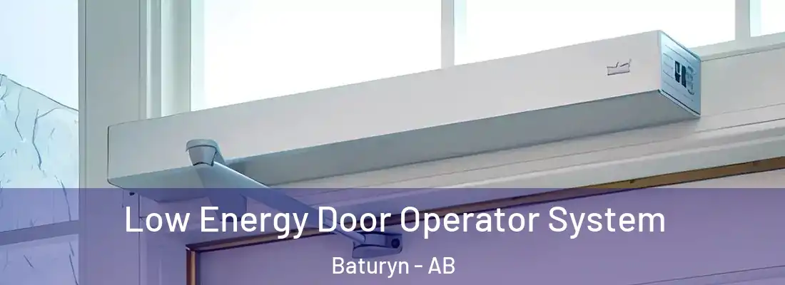 Low Energy Door Operator System Baturyn - AB