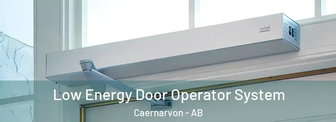  Low Energy Door Operator System Caernarvon - AB