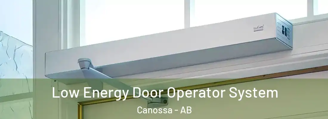  Low Energy Door Operator System Canossa - AB