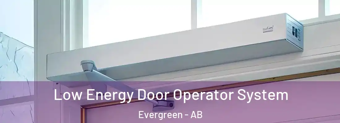  Low Energy Door Operator System Evergreen - AB