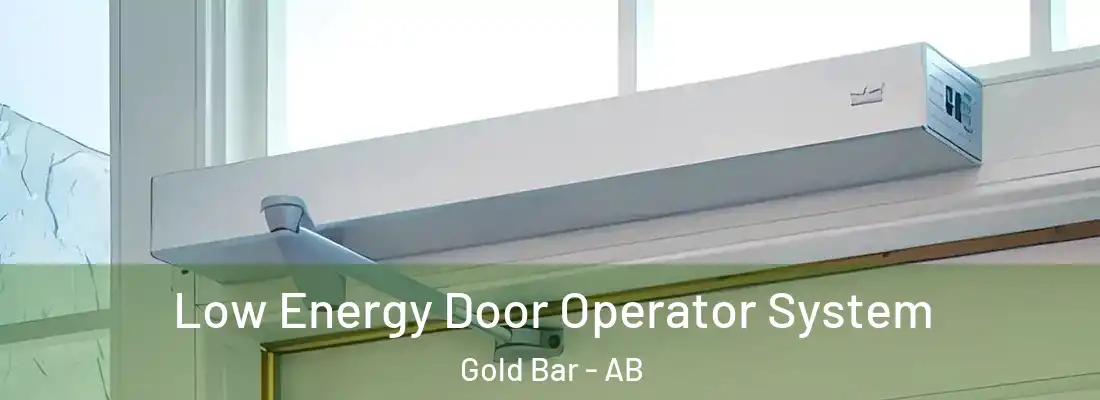  Low Energy Door Operator System Gold Bar - AB