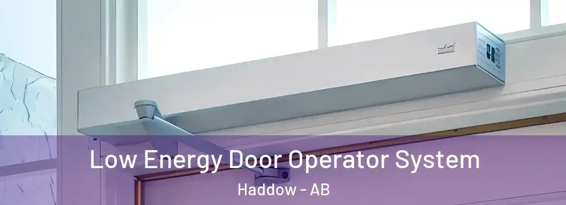  Low Energy Door Operator System Haddow - AB