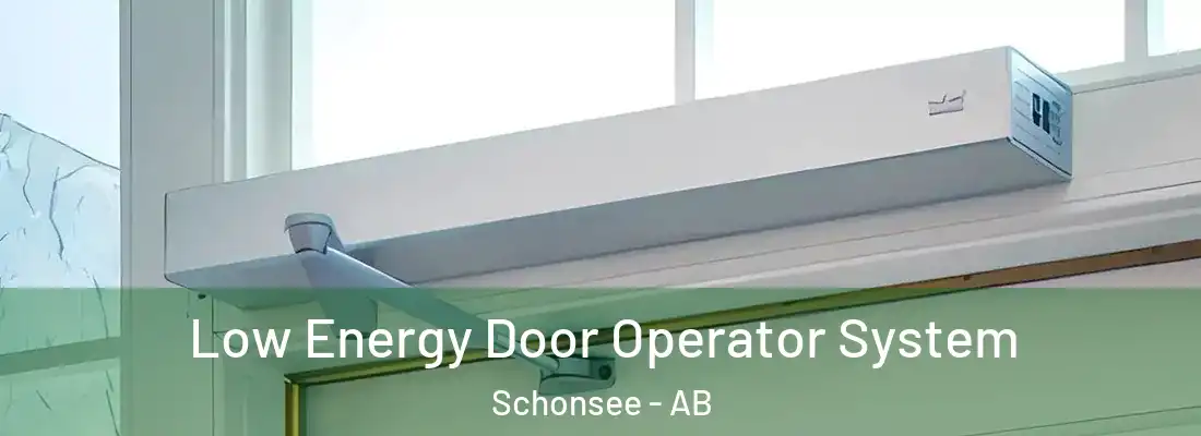  Low Energy Door Operator System Schonsee - AB