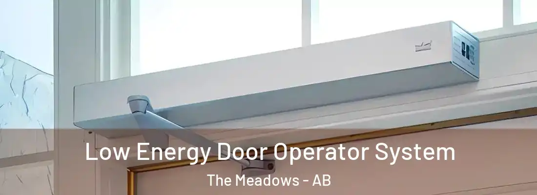  Low Energy Door Operator System The Meadows - AB