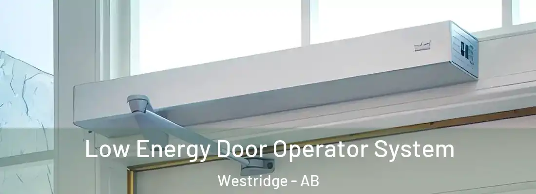  Low Energy Door Operator System Westridge - AB