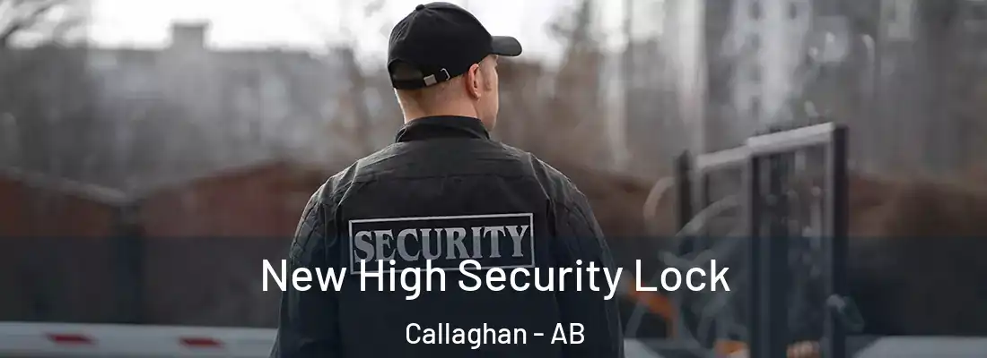  New High Security Lock Callaghan - AB