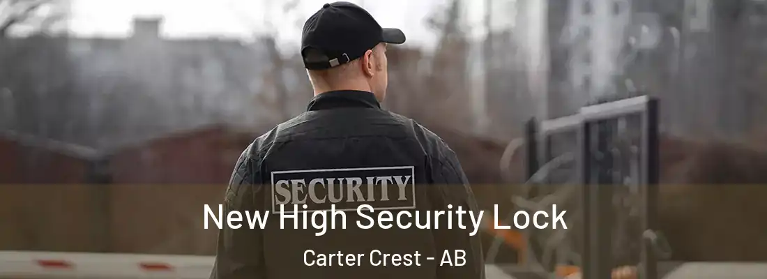  New High Security Lock Carter Crest - AB
