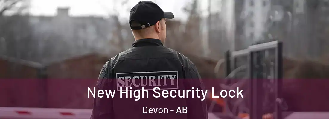  New High Security Lock Devon - AB