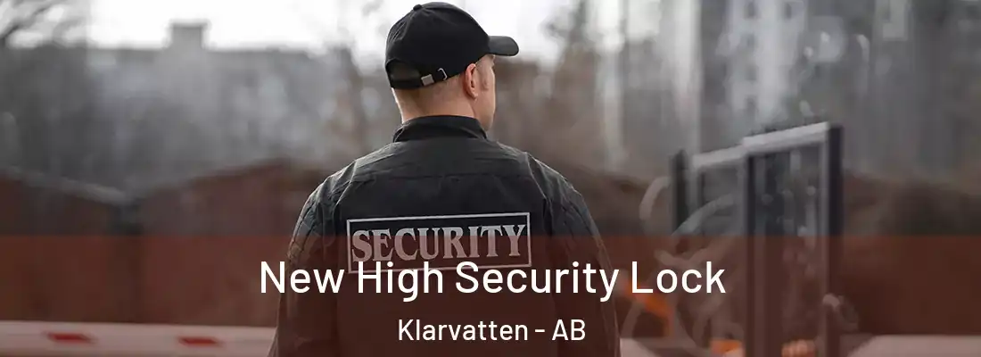  New High Security Lock Klarvatten - AB