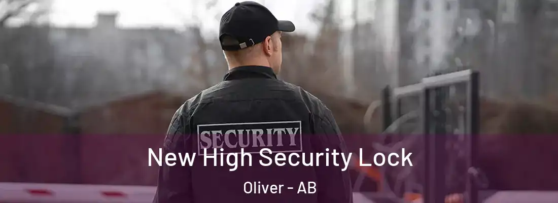 New High Security Lock Oliver - AB