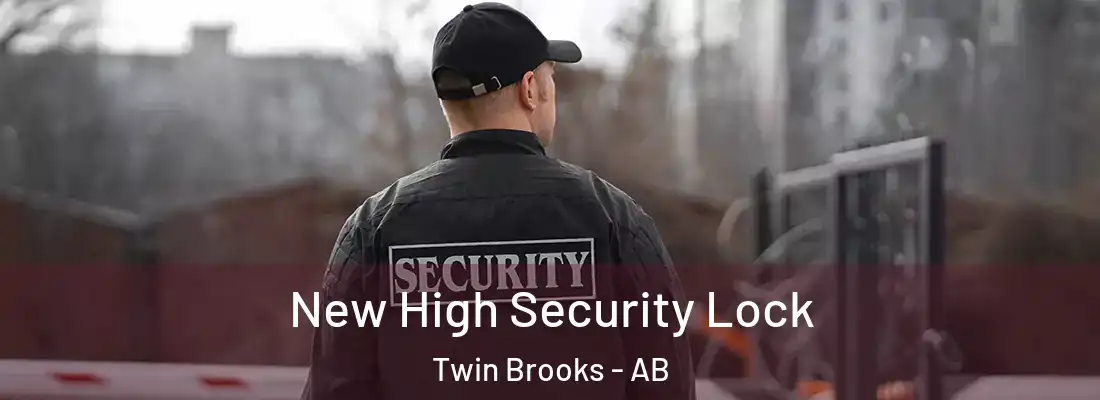  New High Security Lock Twin Brooks - AB