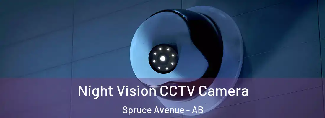  Night Vision CCTV Camera Spruce Avenue - AB