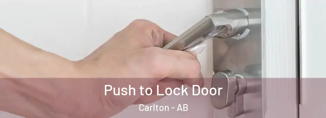  Push to Lock Door Carlton - AB