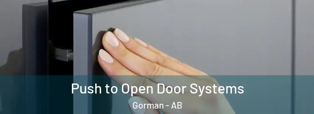  Push to Open Door Systems Gorman - AB