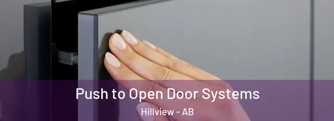  Push to Open Door Systems Hillview - AB