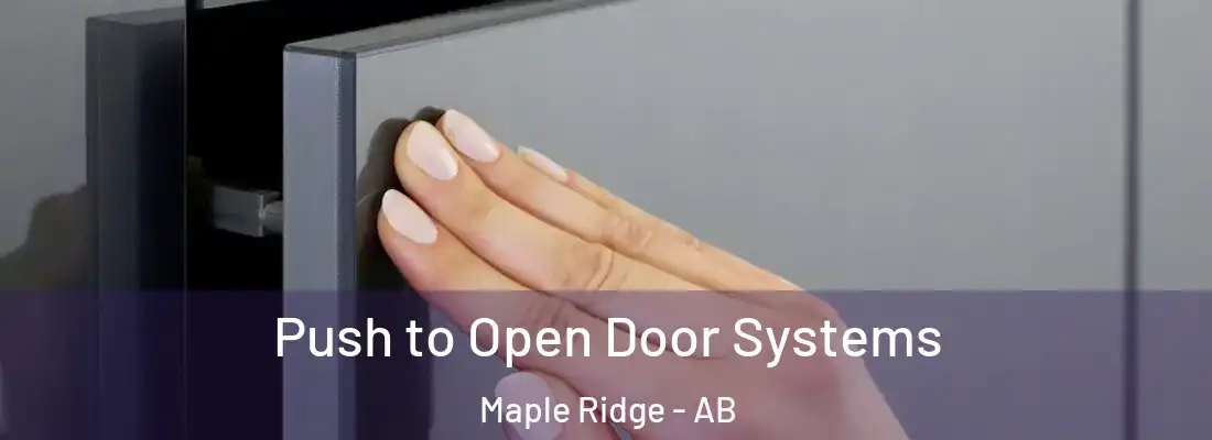  Push to Open Door Systems Maple Ridge - AB