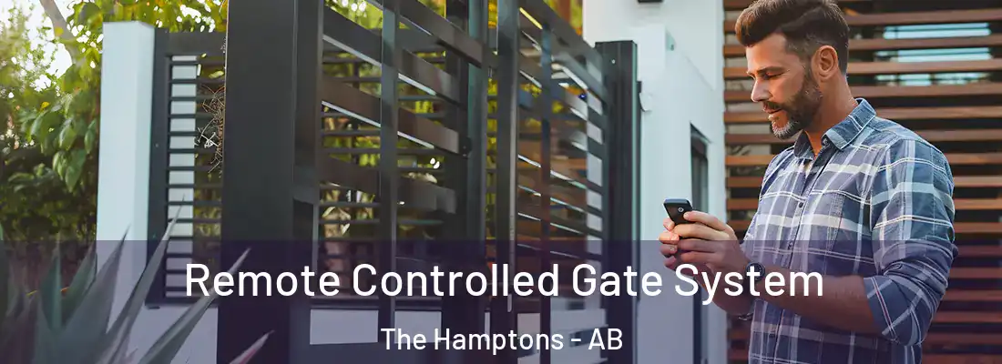  Remote Controlled Gate System The Hamptons - AB