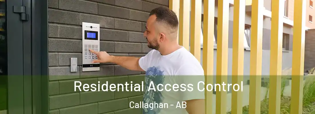  Residential Access Control Callaghan - AB
